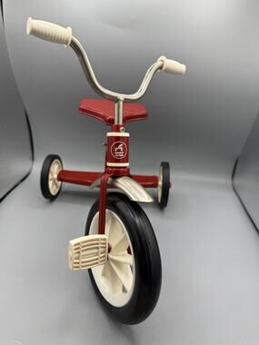 Radio Flyer Miniature Red Metal Doll Tricycle 3 Wheel Bike Display Toy